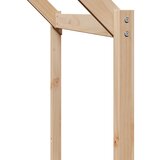 Krov za dječji krevet 213 x 85,5 x 144,5 cm od masivne borovine | shoptok.hr