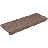 vidaXL Preproge za stopnice 30 kosov 65x21x4 cm rjava | Shoptok.si