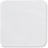 Kela SET PODMETAČA ZA ČAŠU KIMARA, 10x10x0,2cm PU-KOŽA BIJELA 4/1 | shoptok.hr