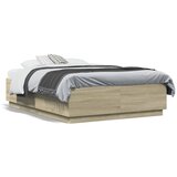 Furnova Posteljni okvir sonoma hrast 120x190 cm inženirski les, (21939010) | Shoptok.si