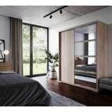ADRK Klizni ormar s ogledalom LEOR 180 cm - SONOMA-SONOMA HRAST | shoptok.hr