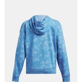 Under Armour Project Rock Terry Underground Hoodie Blue Women's Patterned Hoodie | ePonuda.com