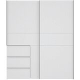 CARRYHOME omara z drsnimi vrati, bela | Shoptok.si