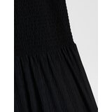 Sinsay Maxi haljina na naramenice s efektom nabiranja | shoptok.hr