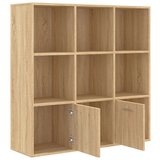 Ormarić za knjige boja hrasta 98x30x98 cm od konstruiranog drva | shoptok.hr