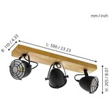 Eglo SPOT LAMPA 3XE14 GATEBECK 49078 | ePonuda.com