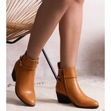 Gemre Brown heeled ankle boots Ibdisa | Shoptok.si