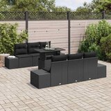  Set sofe 7 kom. Crna poliratan 100 x 55 x 73 cm | Shoptok.si