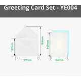 Pearlescent White Greeting Card Set