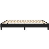  Za krevet s oprugama crni 180 x 200 cm od tkanine | shoptok.hr