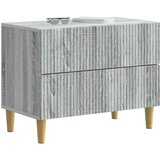  Noćni ormar Siva sonoma 62 x 34,5 x 48 cm Konstruirano drvo | Eponuda.com