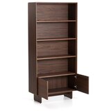 Kave Home Regal u dekoru oraha u tamnoj prirodnoj boji 90x190x35 cm Norlen – | shoptok.hr