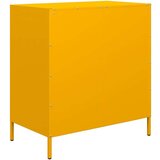 vidaXL Komoda gorčično rumena 68x39x73,5 cm hladno valjano jeklo | Shoptok.si