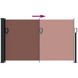  Uvlačiva bočna tenda 117 x 300 cm smeđa | Eponuda.com