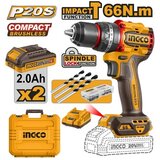 Ingco Aku udarna bušilica 66nM 2x2AH SUPER CIDLI20668E | ePonuda.com