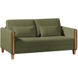 Niels Andersson ZOFA S POSTELJNO FUNKCIJO, barve bukve, olivno zelena les, tekstil | Shoptok.si