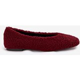 Boto Women's Ballerinas With Sheepskin Bordeaux Zimira | Shoptok.si