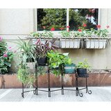  Dekoracija za vrt STALAK ZA 5 TEGLI 126x23x65.5cm | shoptok.hr