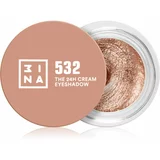 3INA The 24H Cream Eyeshadow kremasto sjenilo za oči nijansa 532 Bronze 3 ml