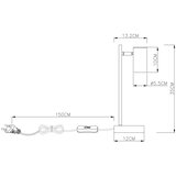 Globo stona lampa 1XGU10 robby bela | Eponuda.com