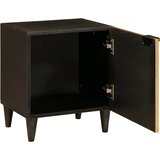  Noćni ormar 2 pcs Crna i zlatna 40 x 33 x 46 cm | shoptok.hr