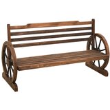 The Living Store Vrtna klop 142 cm trden les jelke - Klop, (21464182) Cene