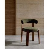 Kave Home Kaki zelen in rjav jedilni stol iz masivnega jesena Granite – | Shoptok.si