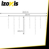 Izoxis vanjske LED lampice 500 LED 22,5 m, hladno bijele | shoptok.hr