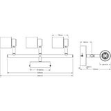 Osram PRIMAL crna spot lampa 3xGU10 | Eponuda.com