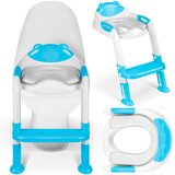 Ricokids Blue Bear Toilet Seat Cover with Ladder - Comfortable & Safe for Kids, (21740699) Cene