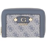 Guess Denarnice Lindsey Slg Medium Zip Around Modra Cene