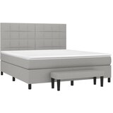  box spring s madracem svjetlosiva 160x200 cm tkanina | shoptok.hr