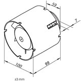  Dalap 41401 - Aksijalni kanalski ventilator 100 SD 16W/230V | Eponuda.com