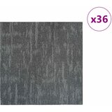  Tepih pločica Betonska siva 50 x 50 cm 36 pcs PP i bitumen | shoptok.hr