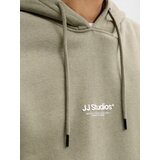 Jack & Jones Muški duks Jjesoho Sweat Hood, Sa kapuljačom, Krem | Eponuda.com