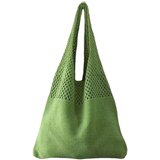 Dardanar Kvačkano pleteno torbo Ženska plažna torba Estetična torba Pletena mreža, (21167171) | Shoptok.si
