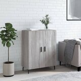 vidaXL Komoda siva sonoma 69,5x34x90 cm inženirski les Cene