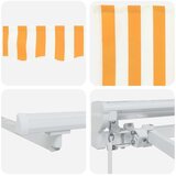  Ručno sklopiva tenda Narančasta 3 5 x 2 5 m - Narančasta (bijeli okvir) 3 5 x 2 5 m Ručna | shoptok.hr