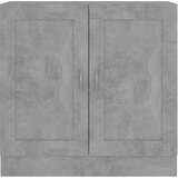 Ormarić za knjige boja betona 82,5x30,5x80 cm konstruirano drvo | Eponuda.com