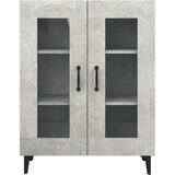  Komoda siva boja betona 69,5x34x90 cm od konstruiranog drva | shoptok.hr