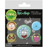 Pyramid bedževi Rick And Morty (Heads) - Badge Pack | ePonuda.com