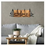 WALLXPERT Zidna dekoracija Brodovi u moru, 86 x 31 cm, Crna | Eponuda.ba