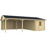 Male kuće GARAŽA VAASA 836 × 595 cm sa šindrom | shoptok.hr
