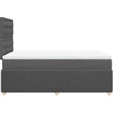  Krevet s oprugama i madracem tamnosivi 120 x 200 cm od tkanine | shoptok.hr