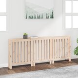 vidaXL Pokrov za radiator 210x21x85 cm trdna borovina cene