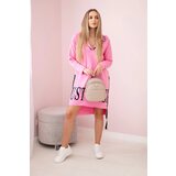 Kesi Hooded dress with print light pink | shoptok.hr