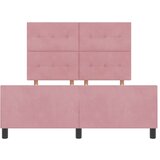  s opruga kutije Ružičasta 140 x 190 cm Baršun | shoptok.hr