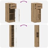  Set za kupaonicu od 3 dijela UTRECHT Konstruirano drvo | shoptok.hr
