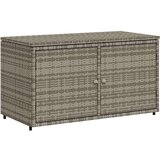 vidaXL Vrtni ormarić za pohranu sivi 110x55x60 5 cm od poliratana | shoptok.hr