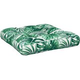  Jastuci za palete 2 kom s uzorkom lišća od tkanine Zelena 60 x 60 x 12 cm | shoptok.hr